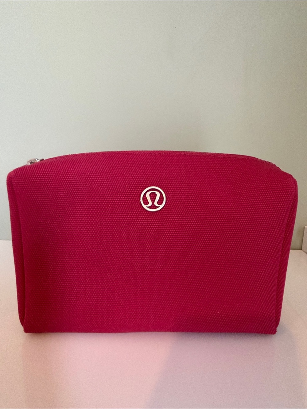 Lululemon Dark Pink Pink Cosmetic Pouch